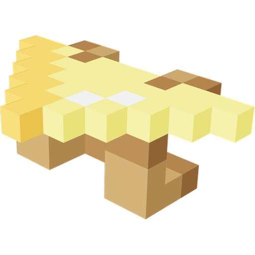 Gold Hang Glider