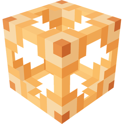Patterned Orange Glass