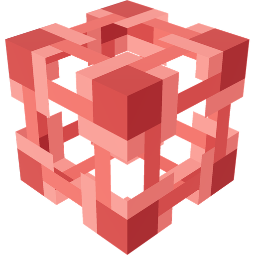 Patterned Red Glass